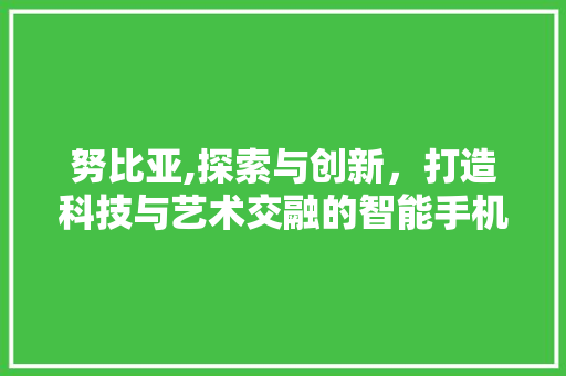 努比亚,探索与创新，打造科技与艺术交融的智能手机新标杆
