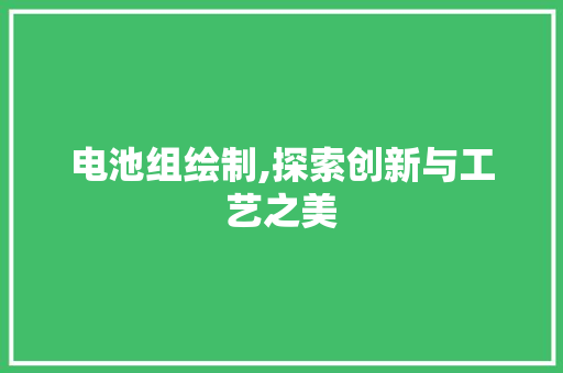 电池组绘制,探索创新与工艺之美