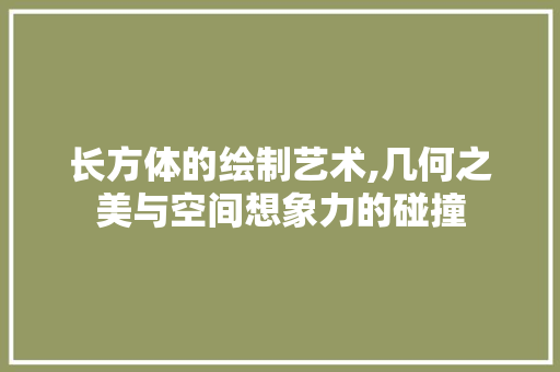 长方体的绘制艺术,几何之美与空间想象力的碰撞 友链在线